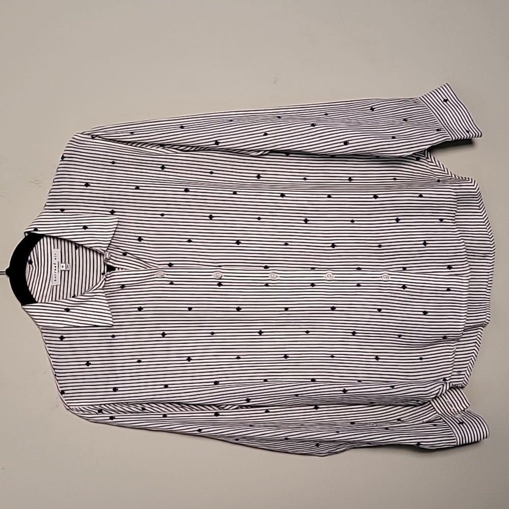 Current Air Stripped Button Up Shirt Sz M